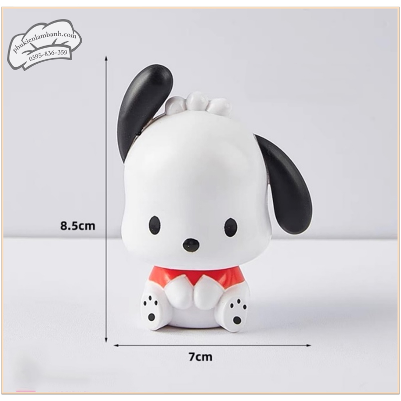 Chó Pacha ÁO ĐỎ tai cụp tai vểnh KO đèn - Con