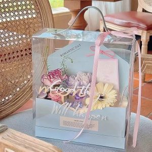 Hộp meka Bì Thư 25x25+10cm - Xanh - 5 Cái