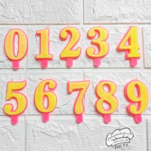 Nến số 6 DT (20 số/hộp) - Hộp