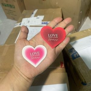 Tag giấy VLT Love - set 10 thẻ HỒNG - Set