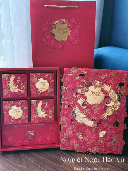 Trung thu Ngọc Nguyệt - 4b Đỏ - 10 Cái - Ảnh 2