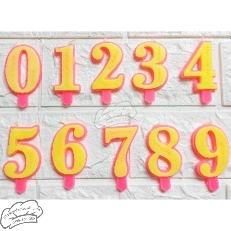 Nến số 9 DT (20 số/hộp) - Hộp