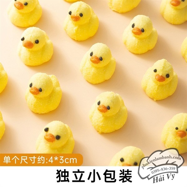 Kẹo trang trí bánh Vịt vàng gói 100 gram - Gói