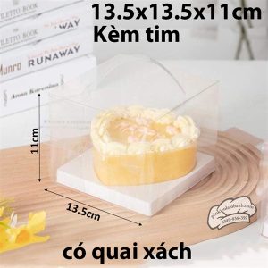 Khuôn bánh 1 TIM kèm hộp - 5 Cái