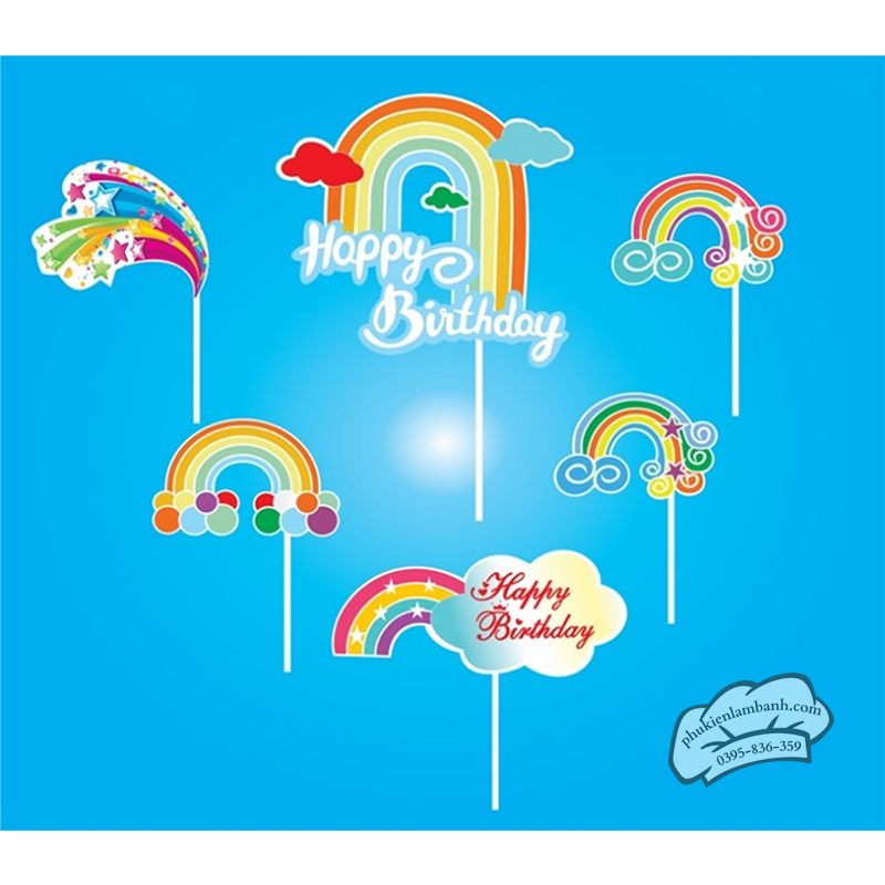 Cầu vồng xanh thường - Set