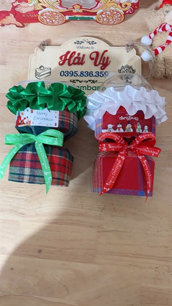 Ôc hoa Noel kèm hộp cầu - Cái