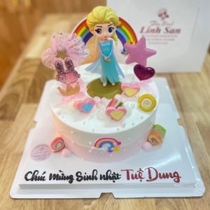 Alternative view of Tượng elsa nhẹ xanh dương - Con