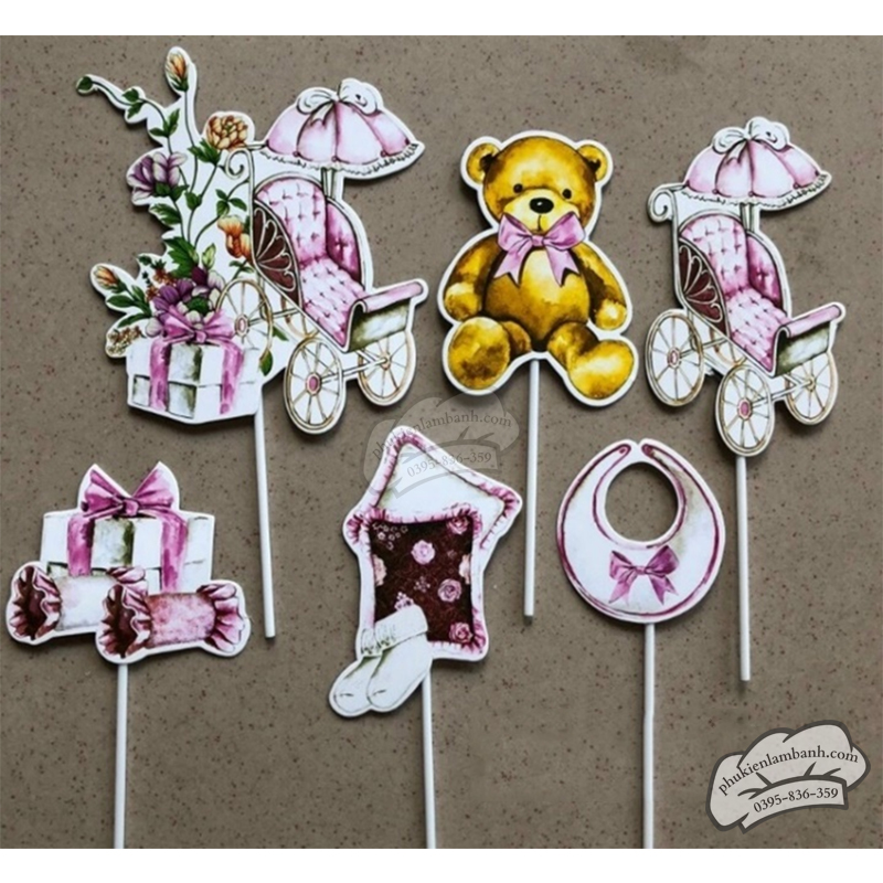 Gấu hồng - Set