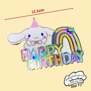 HPBD chó tai dài cầu vồng hoa Bạc - Cái