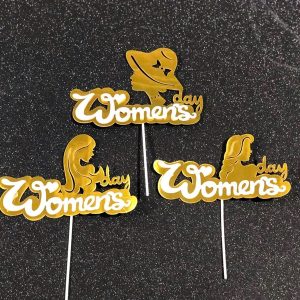 Thẻ womens nhũ Trắng Vàng - Set