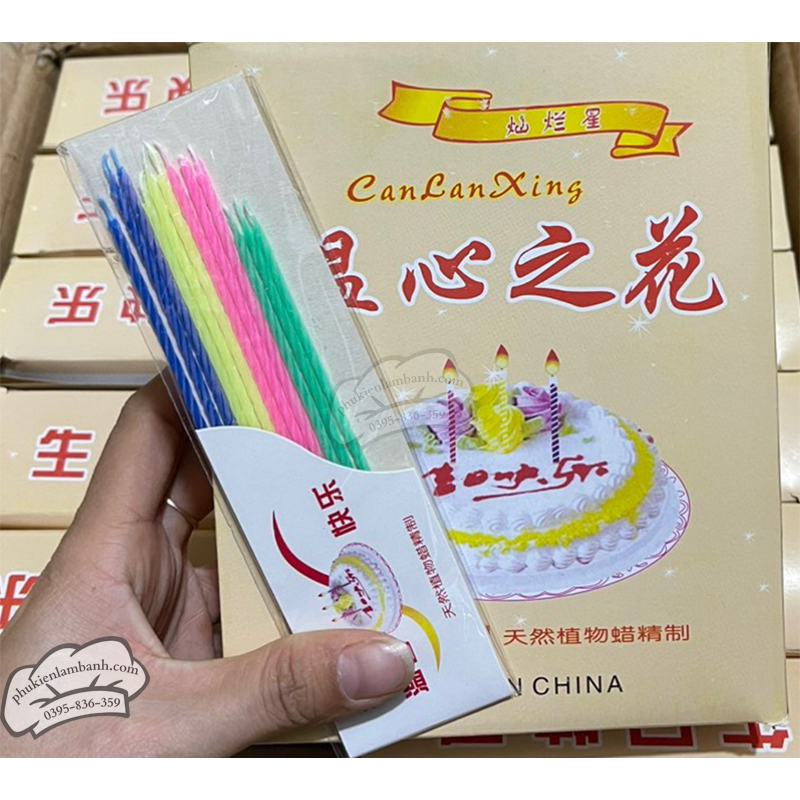 Nến tăm dài MỚI - Vỉ