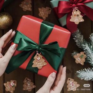 Tag giấy 48 thẻ Noel kèm dây - Set - Ảnh 5