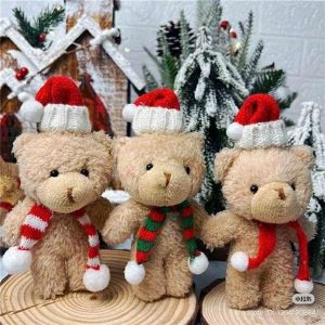 gấu Noel 12m kèm khăn mũ màu Trắng - Cái - Ảnh 2
