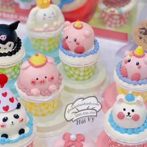 Cupcake giấy caro 5040 màu vàng 100 cái - Dây - Ảnh 5