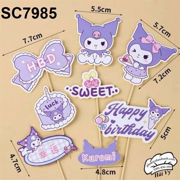 Kuromi sweet - 10 Set