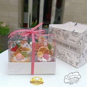Túi 6 ngăn Happy every day 26.5x18.5x15cm - Cái - Ảnh 3