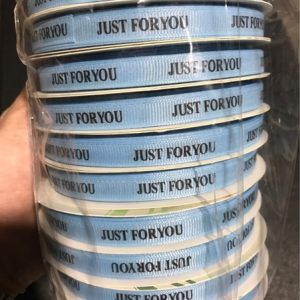 Ruy băng Just for you 1cm Xanh da trời - Cuộn