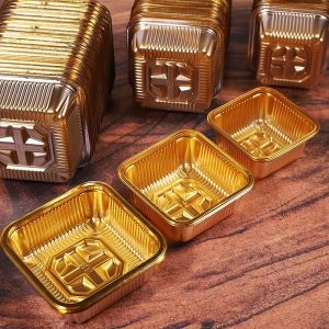 Khay đựng bánh khay vàng 200gr sz 10 - 100 cái - 100 Cái