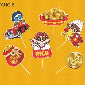Sét cắm tiền vàng 6 - Set