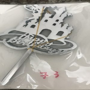 Thẻ cắm mica 10 cái HPBD lâu đài Bạc - Gói