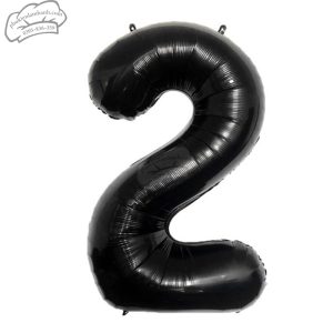 Bóng số đen số 2 (80cm) - 5 Cái