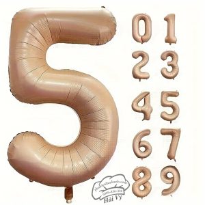 Bóng số nâu số 5 (32 inch-70cm ) - 5 Cái