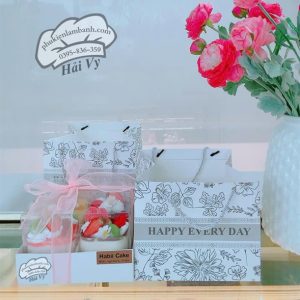 Túi 6 ngăn Happy every day 26.5x18.5x15cm - Cái - Ảnh 4