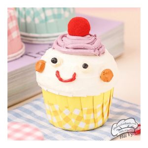 Cupcake giấy caro 5040 màu vàng 100 cái - Dây - Ảnh 3