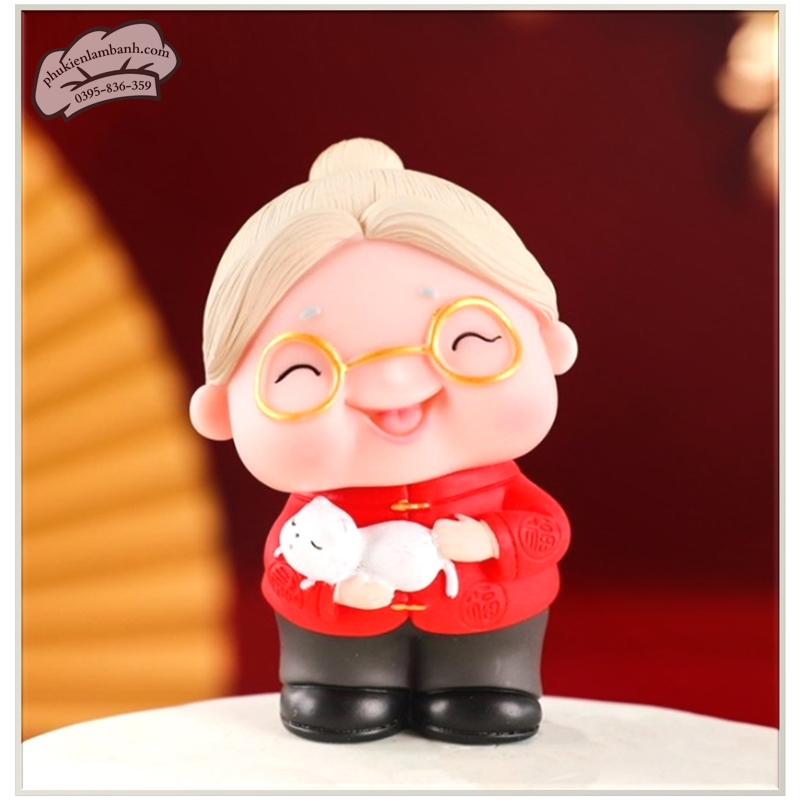 Bà mèo áo đỏ - Con
