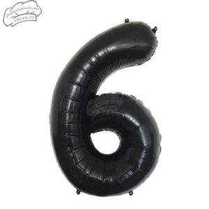 Bóng số đen số 6 (80cm) - 5 Cái