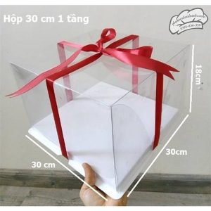 30x30x18cm Hộp mica 2CT 1 tầng - 2101 - 5 Cái