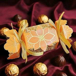Vỏ kẹo Trang trí quà Tết Đỏ - Cái - Ảnh 3