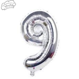 Bóng số bạc số 9 (80cm) - 5 Cái