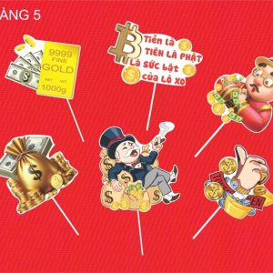 Sét cắm tiền vàng 5 - Set