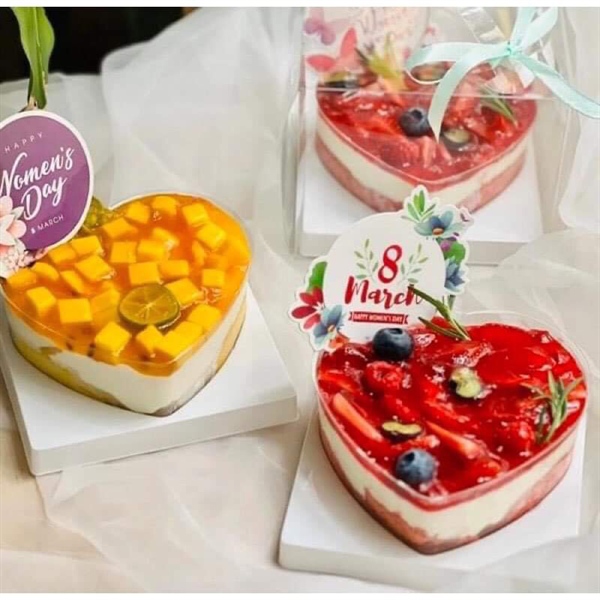 Khuôn bánh 1 TIM kèm hộp - 5 Cái - Ảnh 2