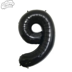 Bóng số đen số 9 (80cm) - 5 Cái