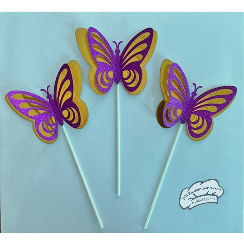 Bướm tím 2 lớp - Set