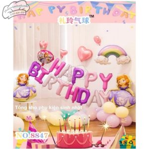 Bóng chữ Sophia cầu vồng - JLH-949 - Bộ