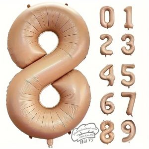 Bóng số nâu số 8 (32 inch-70cm ) - 5 Cái