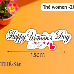 Tag women day 15cm( 20pcs) - Set