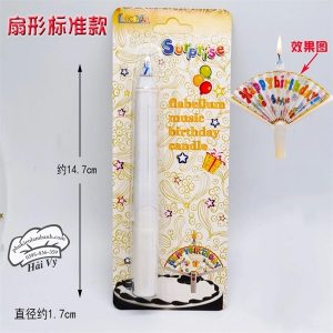 Nến xòe quạt HPBD bất ngờ surprise - Vỉ - Ảnh 3