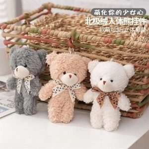 Vlt - gấu bông trang trí 10CM - có nơ - Cái - Ảnh 2