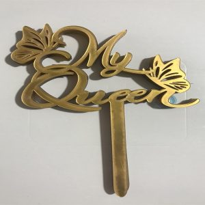 Thẻ cắm mica 10 cái My Queen Vàng - Gói