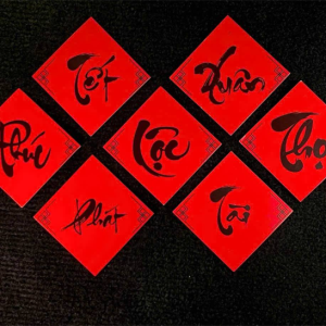 Alternative view of Set 50 chữ Phúc Lộc Thọ Tết (Mix mẫu) - Set