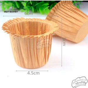 Cupcake giấy Muffin màu Nâu - 50 Cái