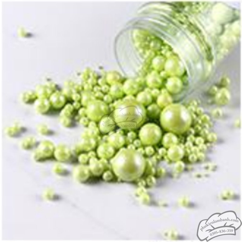 Kẹo bi xanh lá mix size (500g) - Gói