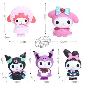 Bộ Kuromi + melody 5 con - Bộ
