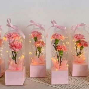 Hộp Mica 1 hoa màu ngẫu nhiên - 5 Cái - Ảnh 3