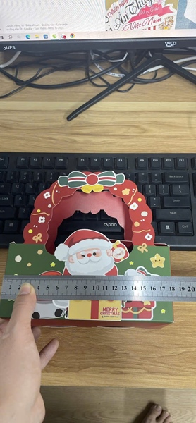 Túi giấy Noel 18x8x8cm - Cái - Ảnh 3