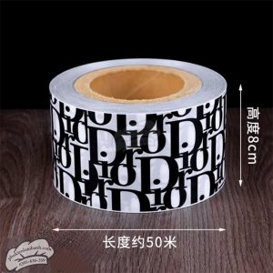 Quấn thành bánh meka DIOR đen - Cuộn